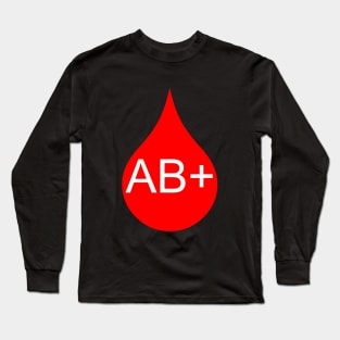 blood type Long Sleeve T-Shirt